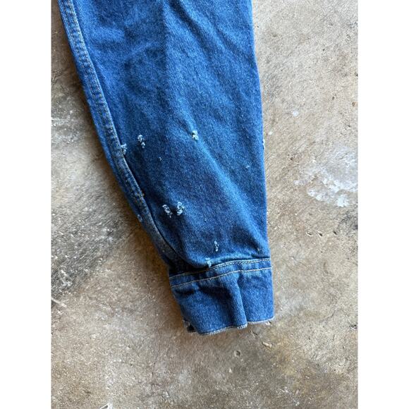 Vintage 90s Lee Denim Trucker Jean Jacket Size 40 Regular Size Medium - Picture 8 of 8